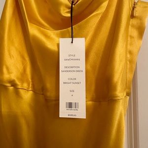 Veronica Beard Sanderson dress in bright sunset.  Style number 2304CH1720613